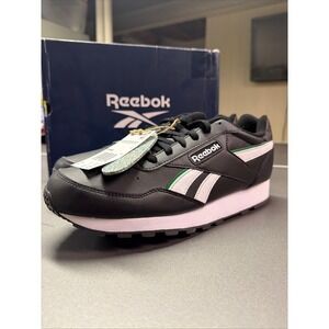 Reebok Rewind Run Mens Shoes Black White Glen Green GY8850 Size 9 New